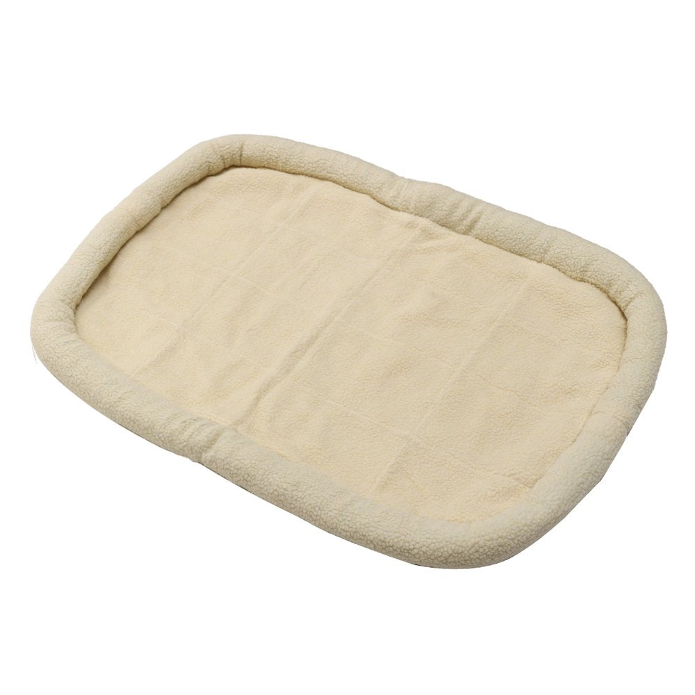 Stoneway 3 Sizes Pet Bed Bolster for Large Medium Small Dog Cat Crate Mat Soft Warm Pad Liner Home Indoor Outdoor Kennel, White （29.5/35/41） Animals & Pet Supplies > Pet Supplies > Cat Supplies > Cat Beds Stoneway   