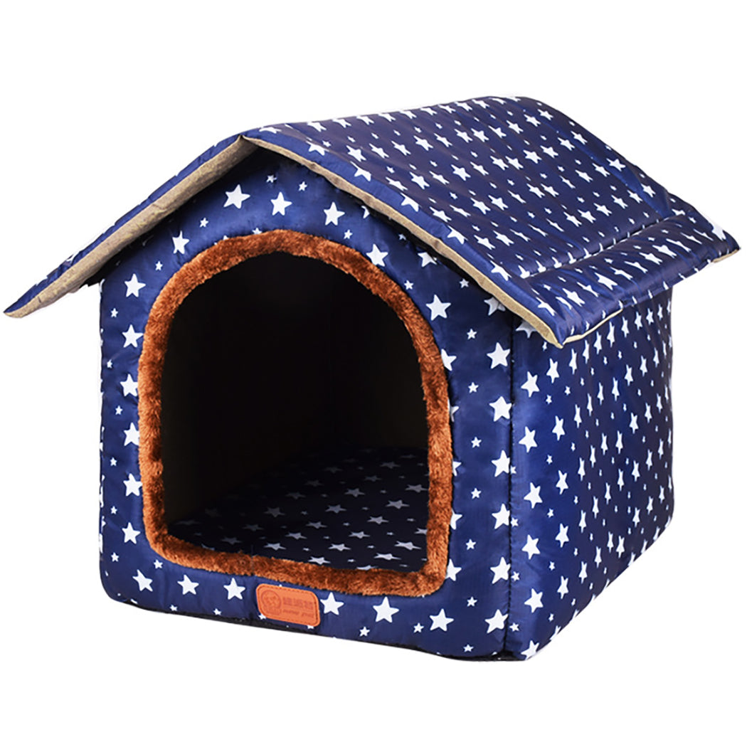 Pet House Soft Portable: Washable Detachable Cat Bed Cave Dog House for Indoor Animals & Pet Supplies > Pet Supplies > Dog Supplies > Dog Houses Bangcool   