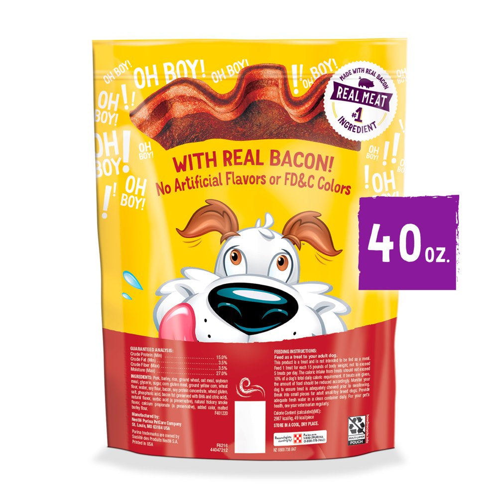 Purina Beggin' Strips Real Meat Dog Treats, Thick Cut Hickory Smoke Flavor, 40 Oz. Pouch Animals & Pet Supplies > Pet Supplies > Dog Supplies > Dog Treats Nestlé Purina PetCare Company   