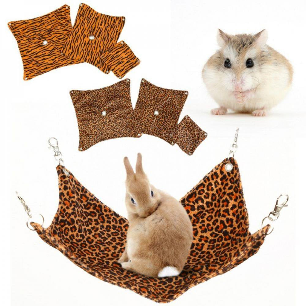 Clearance!Pet Small Animals Hamster Hanging Bed Mat Pad Cages Sleeping Platform Blanket Hamster Hammocks Houses for Chinchillas Squirrels B S