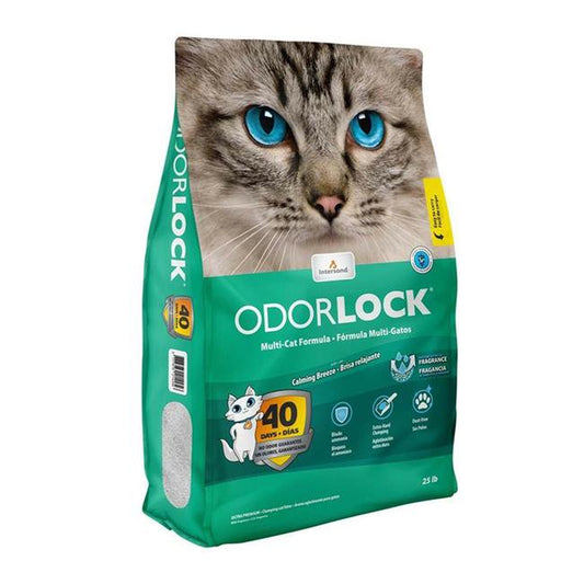 Intersand America 777979214256 25 Lbs Odorlock Calming Breeze Cat Litter Animals & Pet Supplies > Pet Supplies > Cat Supplies > Cat Litter Intersand America   