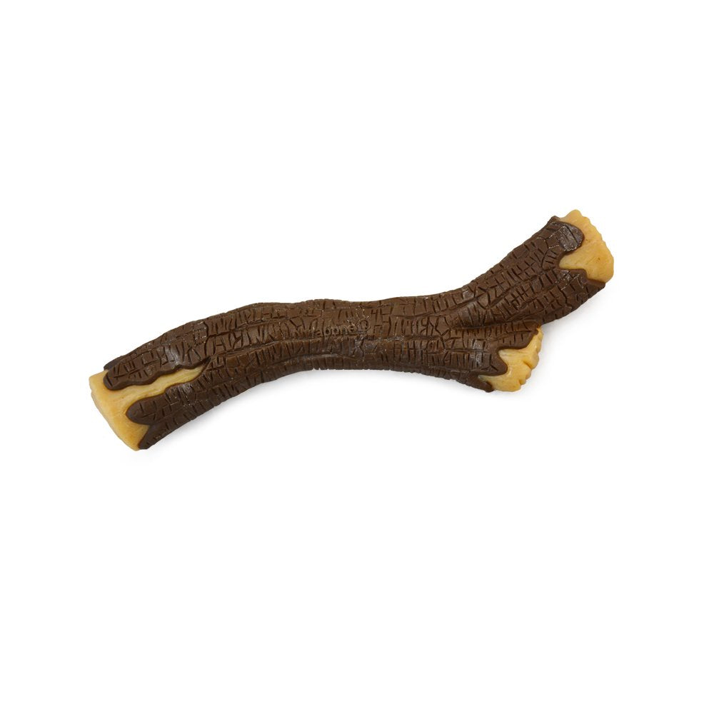 Nylabone Real Wood Stick Strong Dog Stick Chew Toy Hickory Smoked Beef Flavor X-Large/Souper - 50+ Lbs. Animals & Pet Supplies > Pet Supplies > Dog Supplies > Dog Toys Central Garden and Pet   