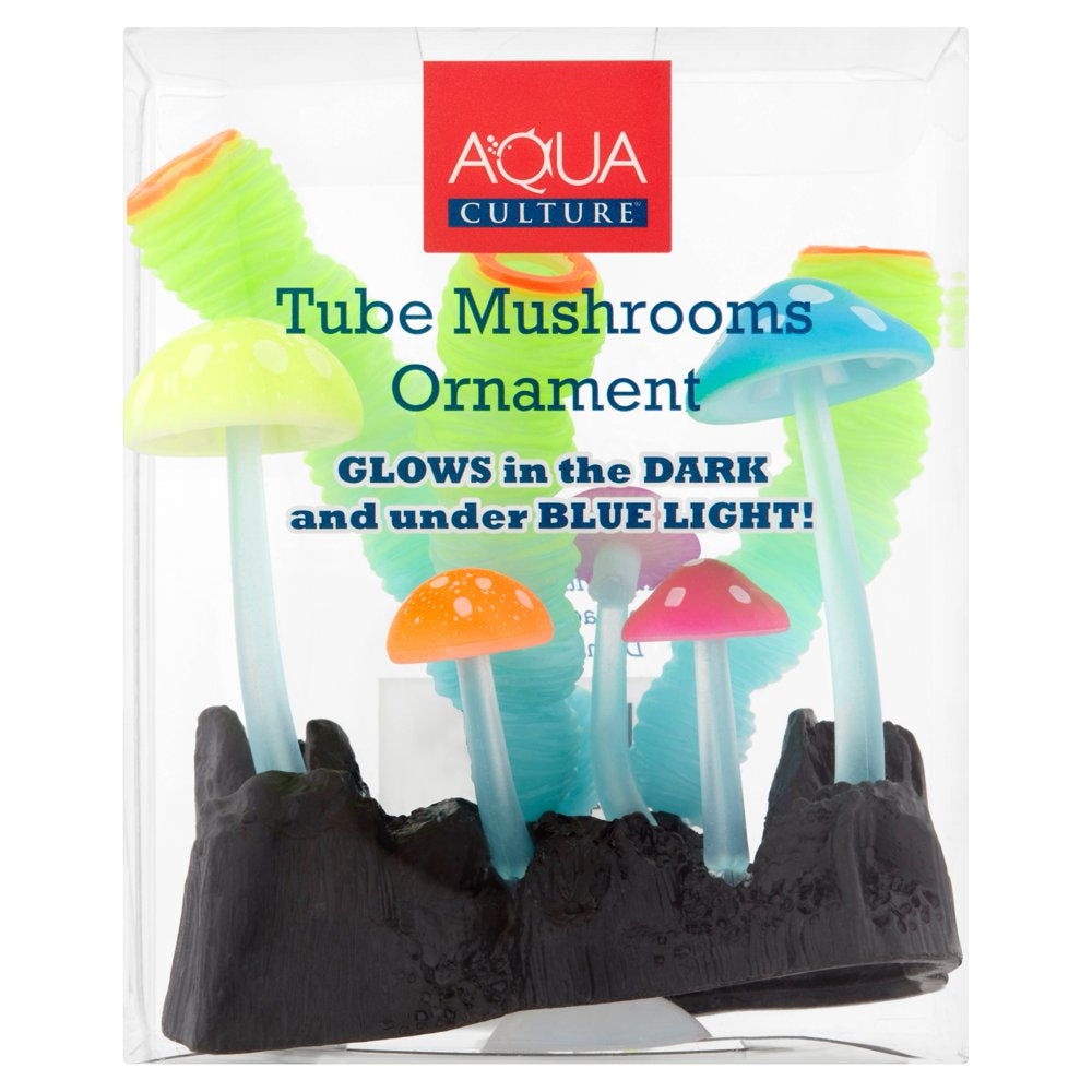 Aqua Culture Glow in the Dark Tube Mushrooms Aquarium Ornament Animals & Pet Supplies > Pet Supplies > Fish Supplies > Aquarium Decor Wal-Mart Stores, Inc.   