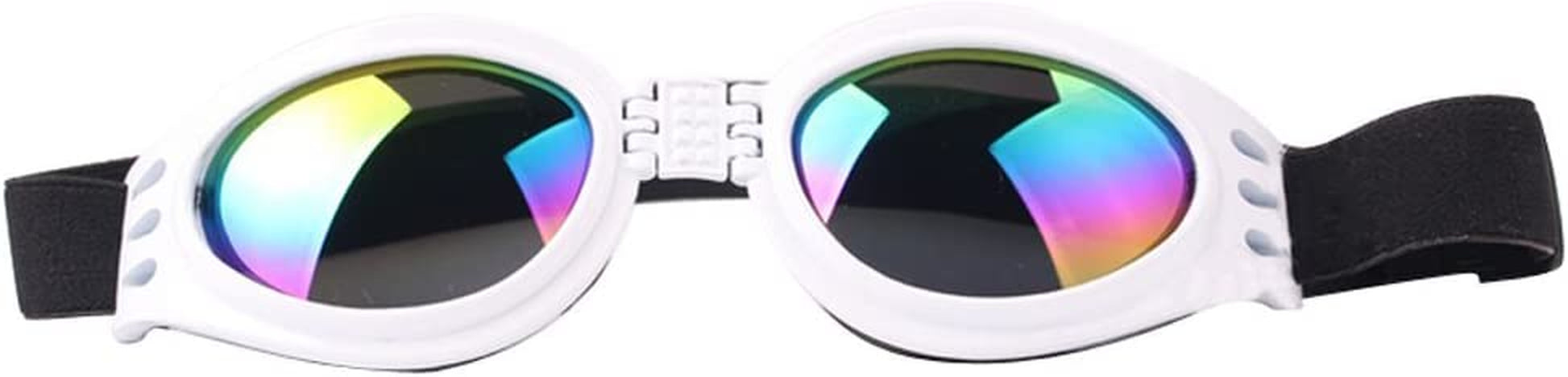 Pet Glasses Dog Sunglasses Dog Glasses Golden Retriever Samoyed Sunglasses Goggles Big Dog Sunglasses (Black) Animals & Pet Supplies > Pet Supplies > Dog Supplies > Dog Apparel NACOCO White  