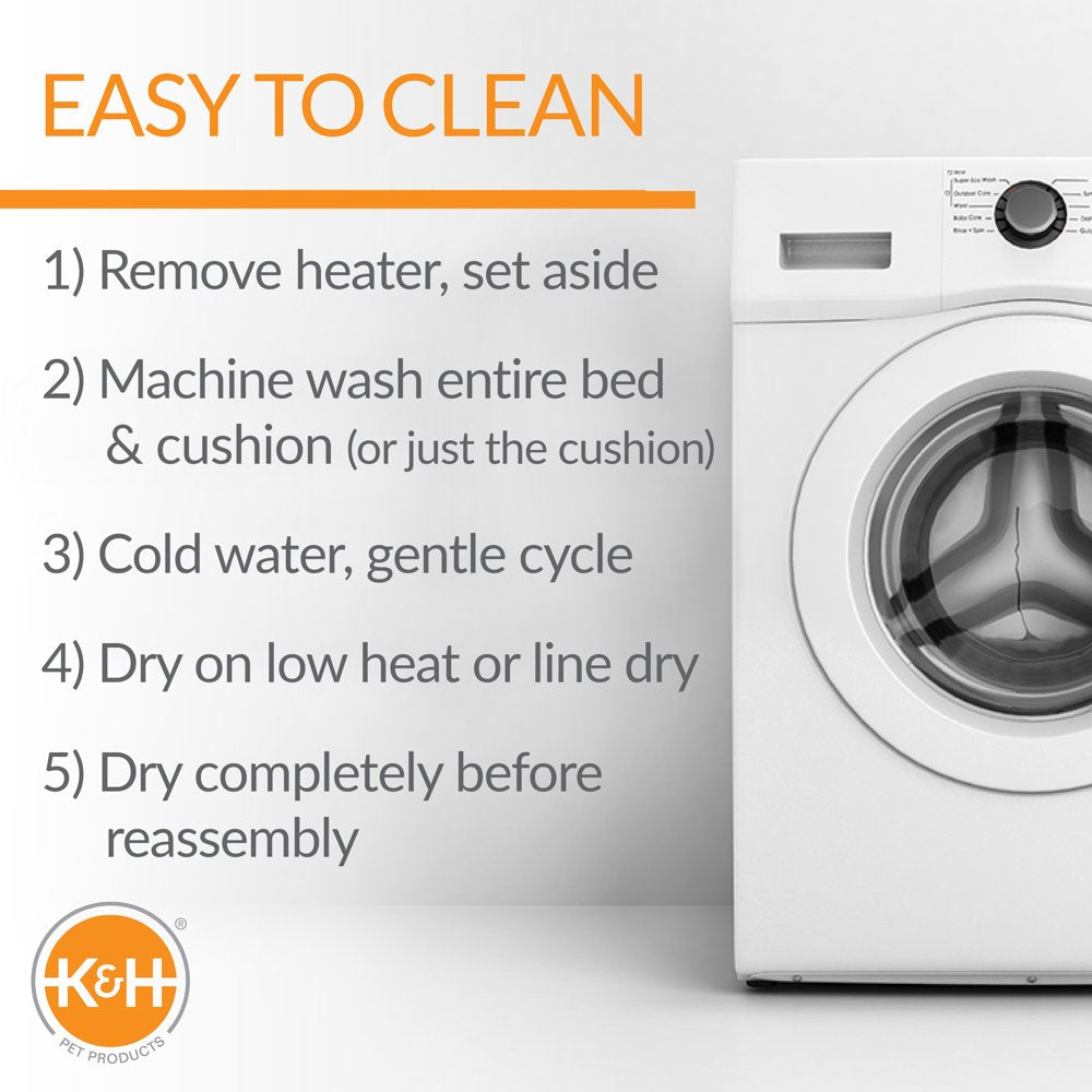 Thermo-Pet Nest Heated Cat Bed Gray 18 X 15 Inches Animals & Pet Supplies > Pet Supplies > Cat Supplies > Cat Beds HNSG   