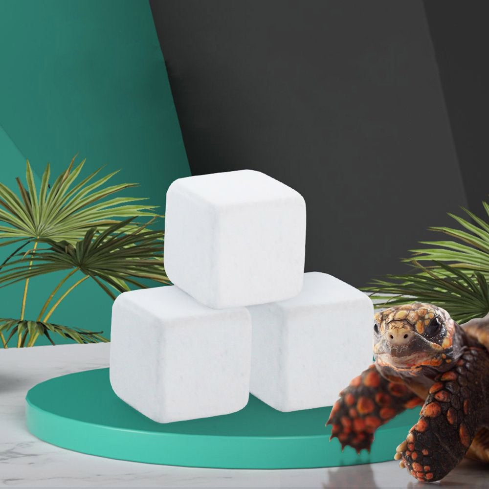 TIERPOP 3 Pack Slow Release Calcium Blocks for Aquatic Turtle Reptiles Calcium Fish Tank Animals & Pet Supplies > Pet Supplies > Reptile & Amphibian Supplies > Reptile & Amphibian Food TIERPOP   