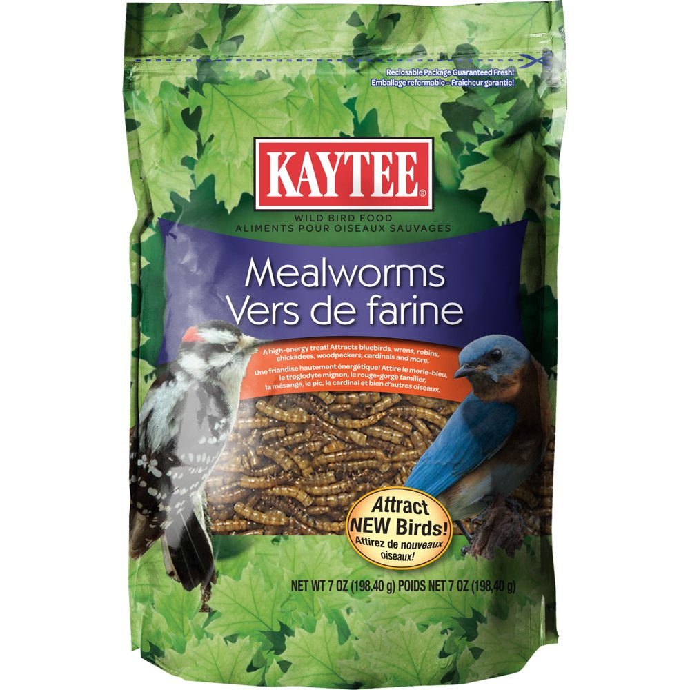 Kaytee Mealworms Wild Bird Feed, 7 Oz Animals & Pet Supplies > Pet Supplies > Bird Supplies > Bird Treats Kaytee Products Inc.   