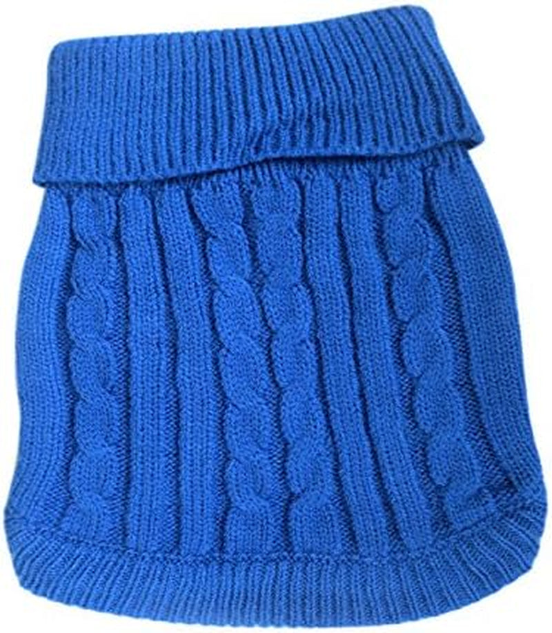 Tangpan Turtleneck Classic Straw-Rope Pet Dog Sweater Apparel (Red,L) Animals & Pet Supplies > Pet Supplies > Dog Supplies > Dog Apparel TangPan Dark Blue Medium (Pack of 1) 