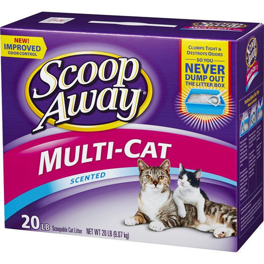 Scoop Away Clumping Cat Litter Multiple Cat Formula, 20-Lb Animals & Pet Supplies > Pet Supplies > Cat Supplies > Cat Litter Clorox USA   