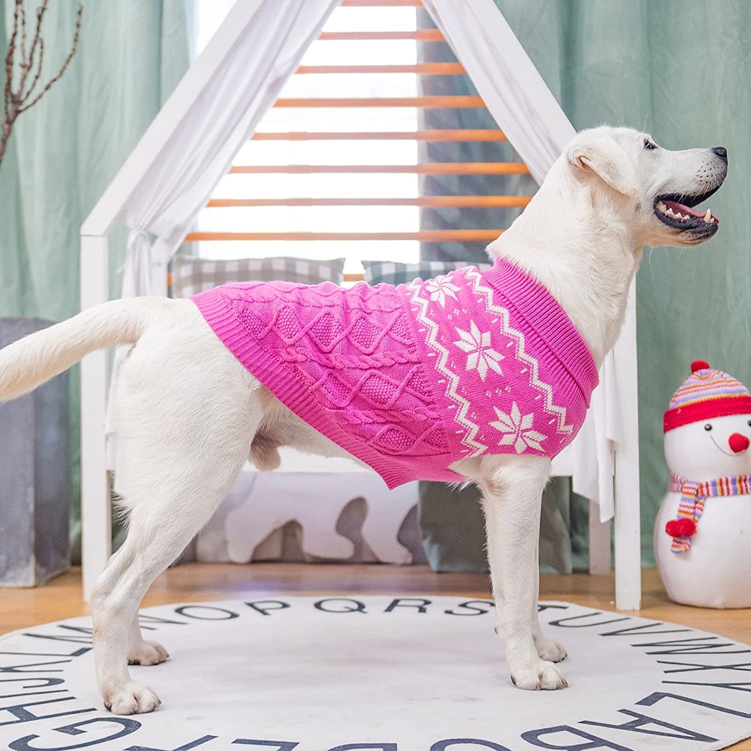 SCIROKKO Warm Winter Dog Sweater - Cold Weather Pet Clothes for Small Medium Large Dogs Indoor Outdoor, Soft Classic Knit Puppy Apparel Animals & Pet Supplies > Pet Supplies > Dog Supplies > Dog Apparel SCIROKKO   