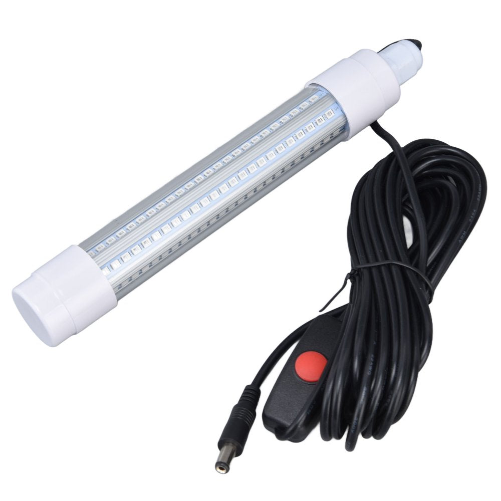 Submersible Fishing Light, 16W IP68 Protection LED Fish Lure Light 144 Leds for Aquarium White Light Animals & Pet Supplies > Pet Supplies > Fish Supplies > Aquarium Lighting OTVIAP   