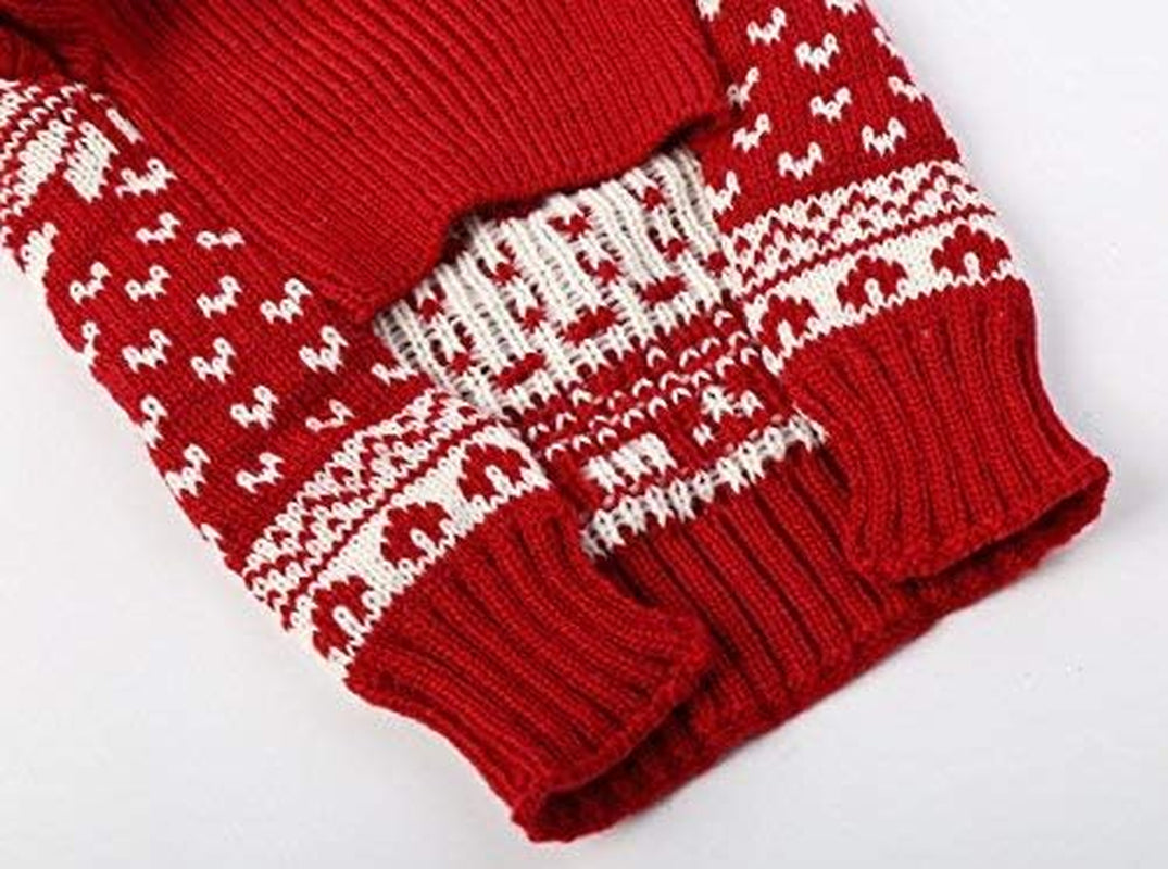 Red Christmas Reindeer Holiday Festive Dog Sweater for Large Dogs, Xx-Large (XXL) Size 23" Back Length Animals & Pet Supplies > Pet Supplies > Dog Supplies > Dog Apparel Lanyar   