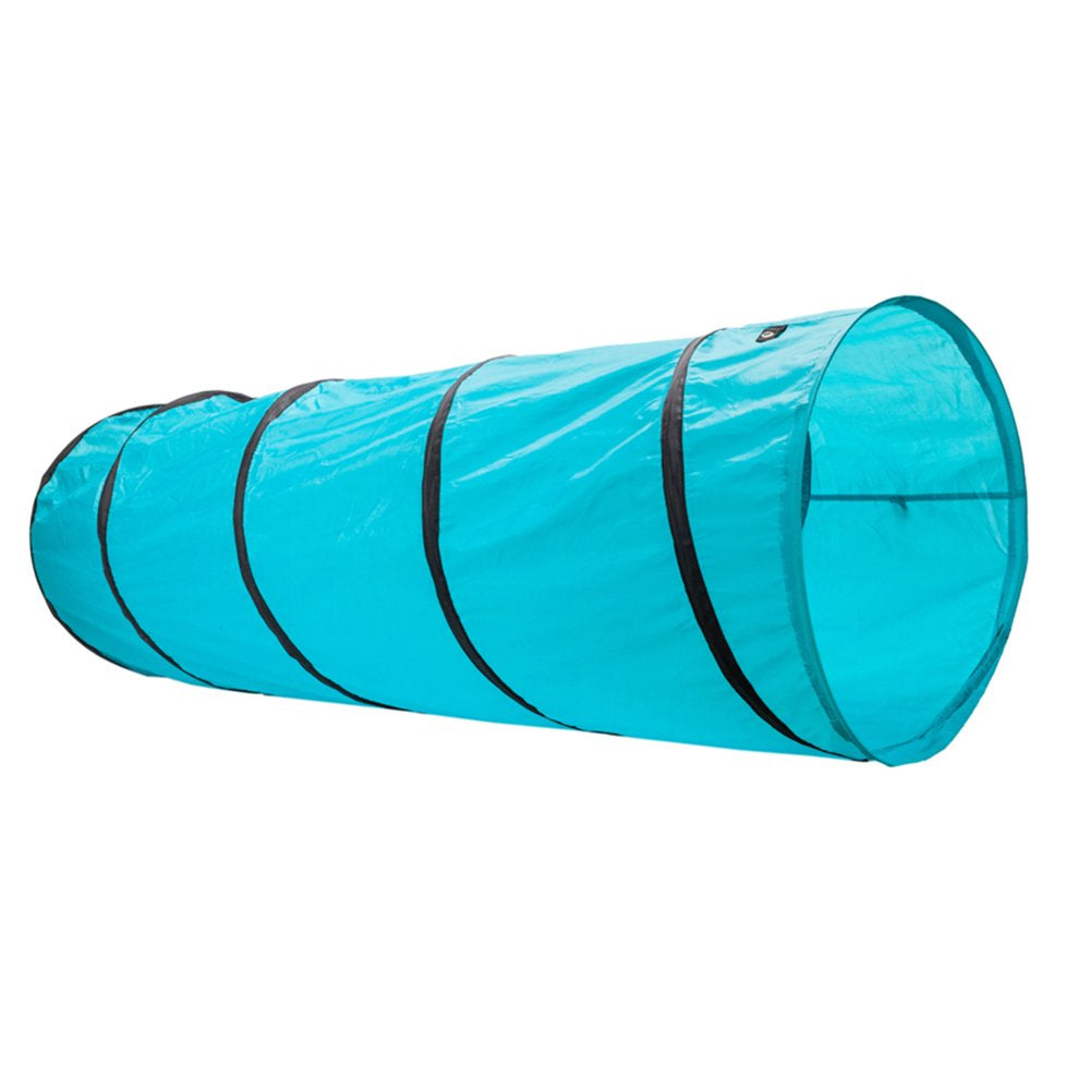 Pefilos 18' Cat Tunnel for Adult Cats Agility Training Tunnel Pet Dog Play Cat Tunnel for Large Cats Outdoor Obedience Exercise Equipment Cat Tunnel for Outside, Blue