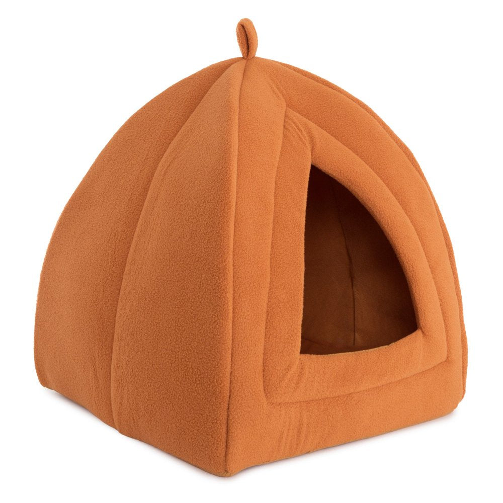 Petmaker Cozy Kitty Tent Igloo Plush Cat Bed Animals & Pet Supplies > Pet Supplies > Cat Supplies > Cat Beds Overstock Brown  