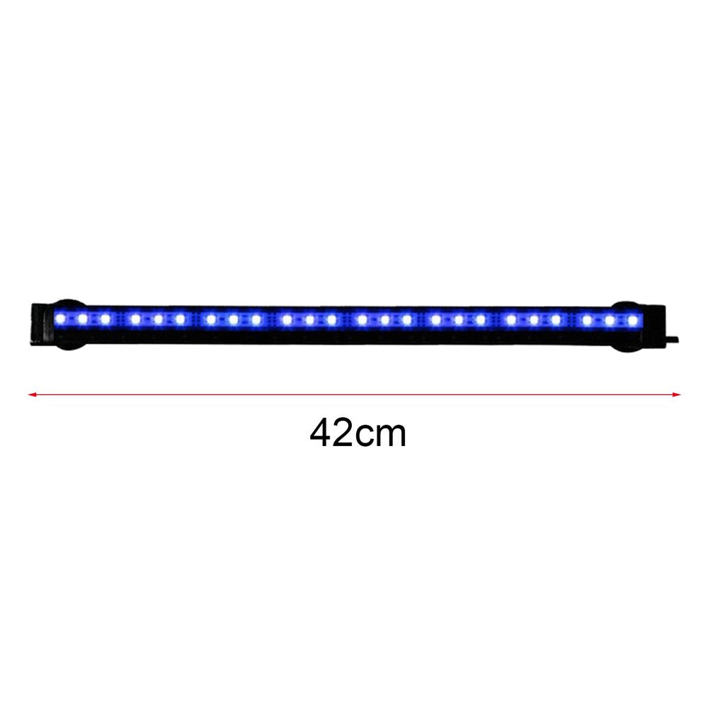 RGB Color Change Aquarium Light Submersible LED Fishes Tank Bubble Lamp with Remote Control 42Cm 24 Beads Animals & Pet Supplies > Pet Supplies > Fish Supplies > Aquarium Lighting DYNWAVE   