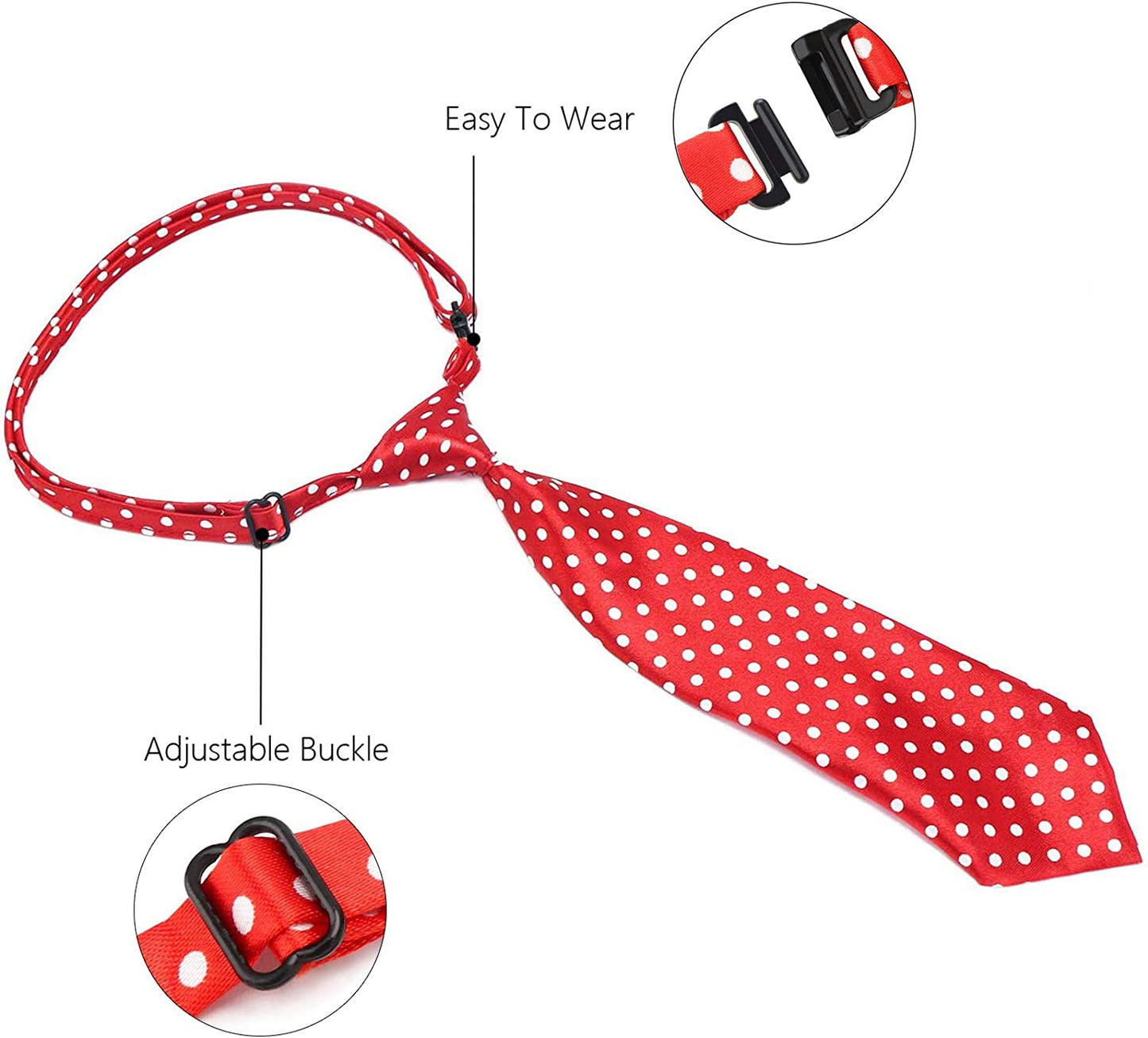 Segarty Dog Ties 30 PCS Dog Neckties, Adjustable Dog Neck Ties and Bows for Medium Large Dog Festival Formal Bulk Pet Bowties Collar Grooming Dogs Accessories Holiday Birthday Wedding Costumes Animals & Pet Supplies > Pet Supplies > Dog Supplies > Dog Apparel Segarty   