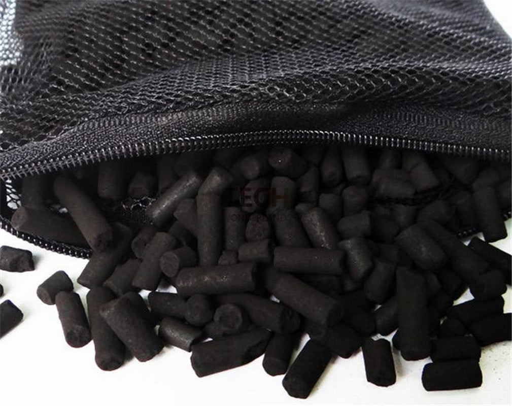 C2 3 Lbs Activated Carbon Charcoal in Mesh Bag Aquarium Fish Pond Canister Filter Media, 3-Pack