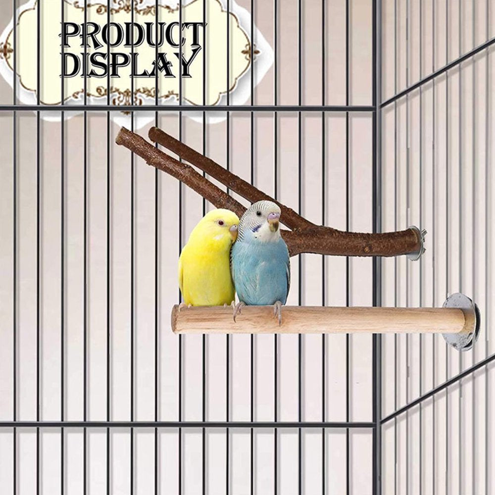 Megawheels Bird Perches Parrot Peach Wood Climbing Stands Cage Accessories Animals & Pet Supplies > Pet Supplies > Bird Supplies > Bird Cage Accessories MEGAWHEELS   