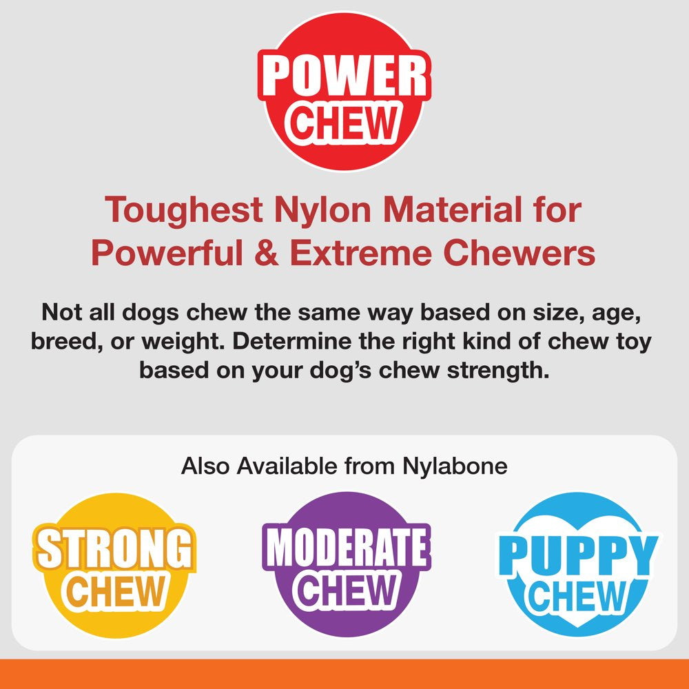 Nylabone Barbell Power Chew Durable Dog Toy - up to 35 Lbs. Animals & Pet Supplies > Pet Supplies > Dog Supplies > Dog Toys Central Garden and Pet   