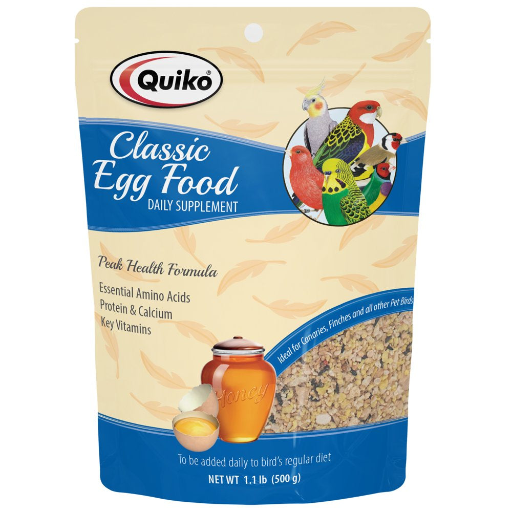 Quiko Classic Egg Food Supplement - Bird Seed Blend for All Pet Birds Animals & Pet Supplies > Pet Supplies > Bird Supplies > Bird Food Vitakraft Sun Seed   