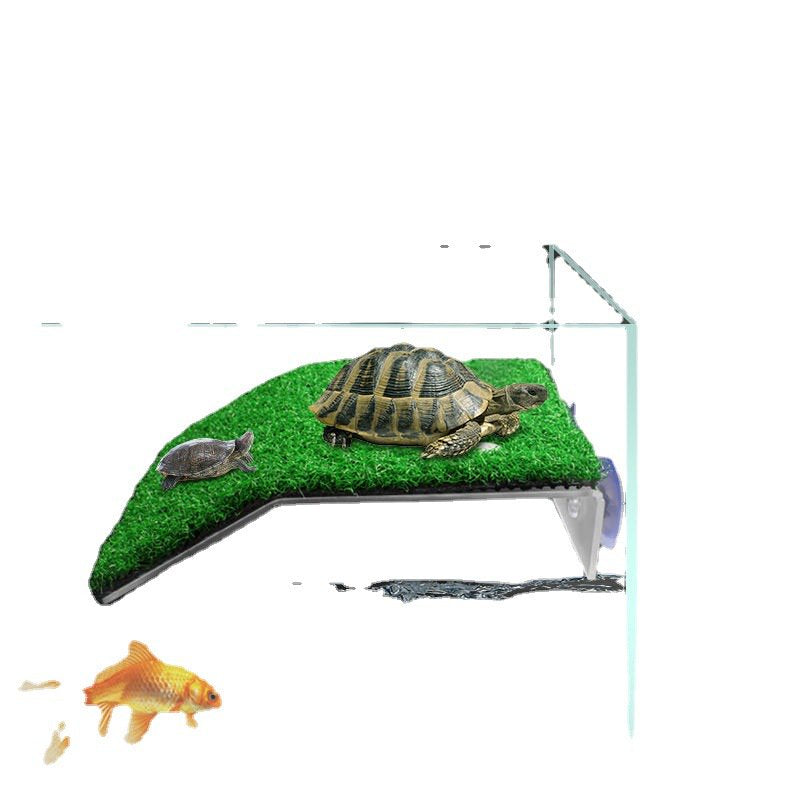 Turtle Basking Platform Large Tank Accessories Reptile Climbing Ladder Ramp Resting Terrace Gecko Turtle Deck Animals & Pet Supplies > Pet Supplies > Small Animal Supplies > Small Animal Habitat Accessories shanxilangushangmaoyouxiangongsi   