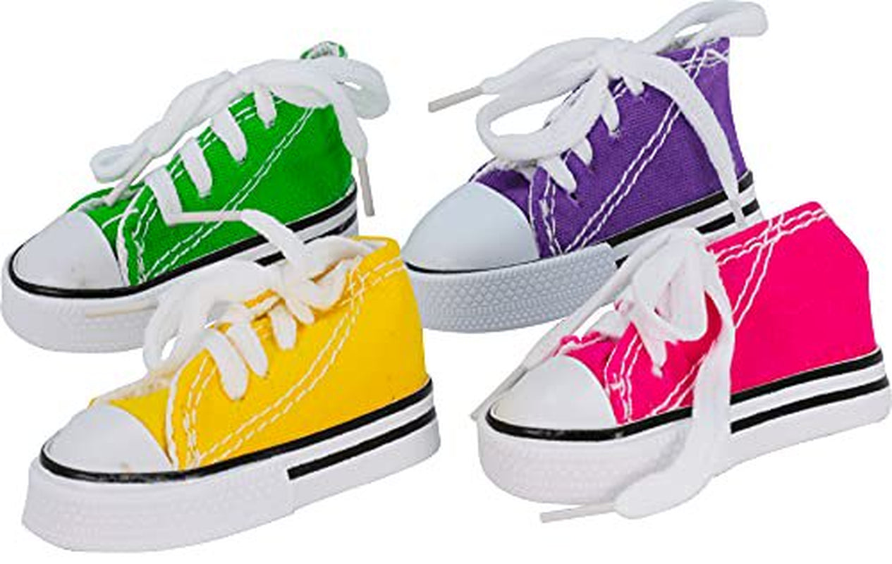 Bonka Bird Toys 6 Mini Sneakers Colorful Cotton Shredding Parrot Parrotlet Budgie Finch Cockatoo