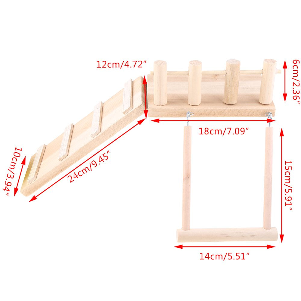 Small Animal Stand Climbing Ladder Cage House for Hamster Rat Mice Parrot Habitats Rat Hideaway Chew Cage Toy Animals & Pet Supplies > Pet Supplies > Small Animal Supplies > Small Animal Habitats & Cages JZROCKER   