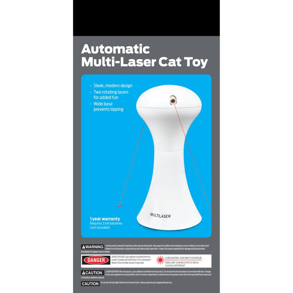 Premier Pet Automatic Multi-Laser Cat Toy - Interactive, Rotating Lasers Animals & Pet Supplies > Pet Supplies > Cat Supplies > Cat Toys Radio Systems Corporation   