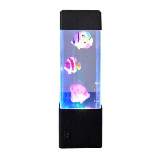 Toutek Jellyfish Tank Aquarium LED Lamp Lava Night Light for Home Bedroom (C) Animals & Pet Supplies > Pet Supplies > Fish Supplies > Aquarium Lighting Toutek   