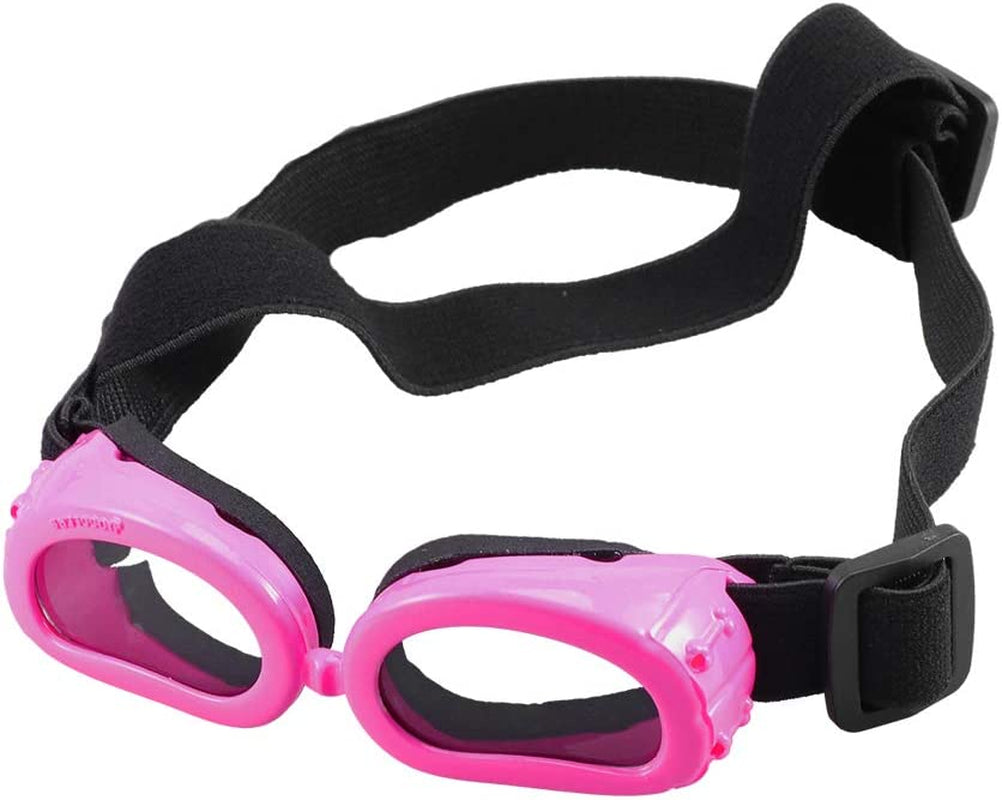 POPETPOP Stylish Pet Sunglasses, Cat Dog Goggles UV Protective Windproof Eyeglass, Pet Accessories Eyewear Protection with Strap (Pink) Animals & Pet Supplies > Pet Supplies > Dog Supplies > Dog Apparel POPETPOP   