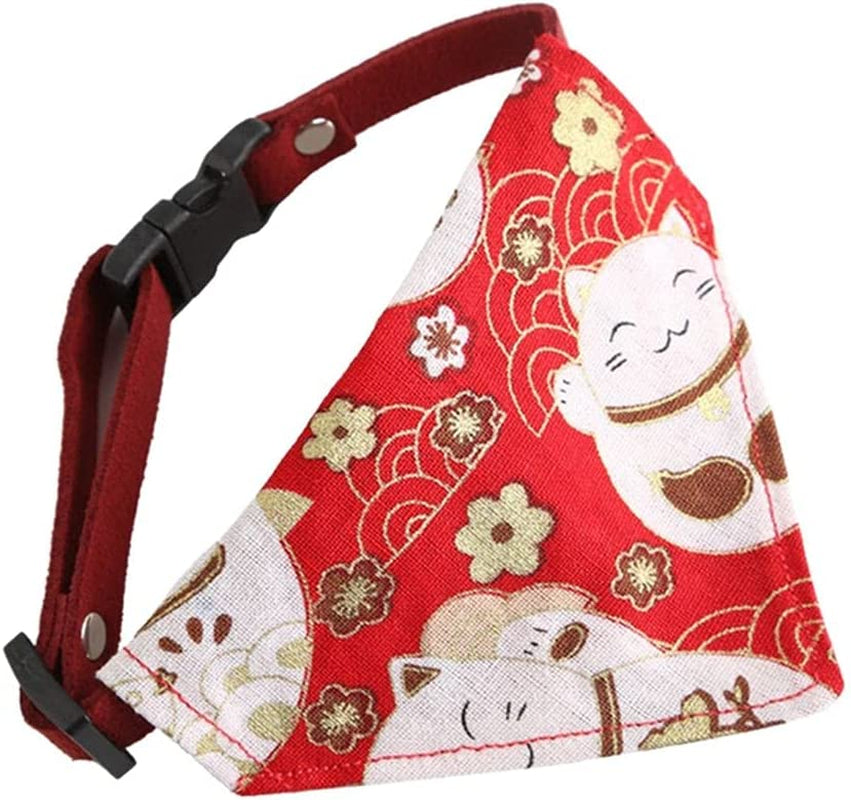 Pet Neckerchief,Trigon Scarf Handmade Cartoon Pet Supplies Cat Accessories Dog Triangle Bibs Kitten Bandana Bow Tie Cat Saliva Towel(4) Animals & Pet Supplies > Pet Supplies > Dog Supplies > Dog Apparel DIAOYIG 4  