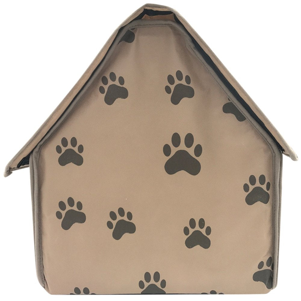 Christmas Clearance Foldable Dog House Small Footprint Pet Bed Tent Cat Kennel Indoor Portable Trave Animals & Pet Supplies > Pet Supplies > Dog Supplies > Dog Houses Cibee   