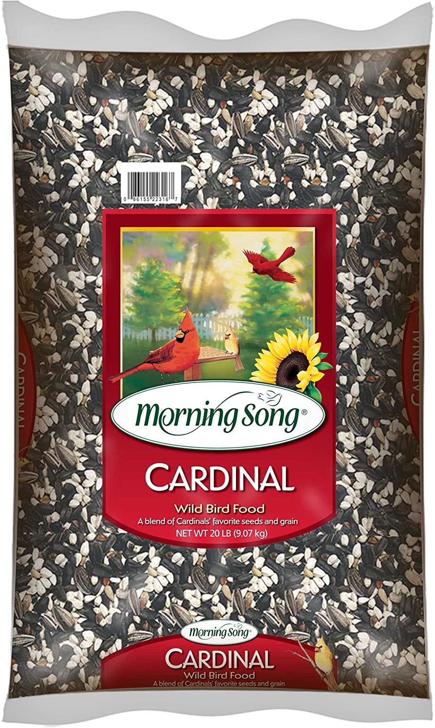 Morning Song 11341 Cardinal Wild Bird Food, 20-Pound Animals & Pet Supplies > Pet Supplies > Bird Supplies > Bird Food Morning Song   