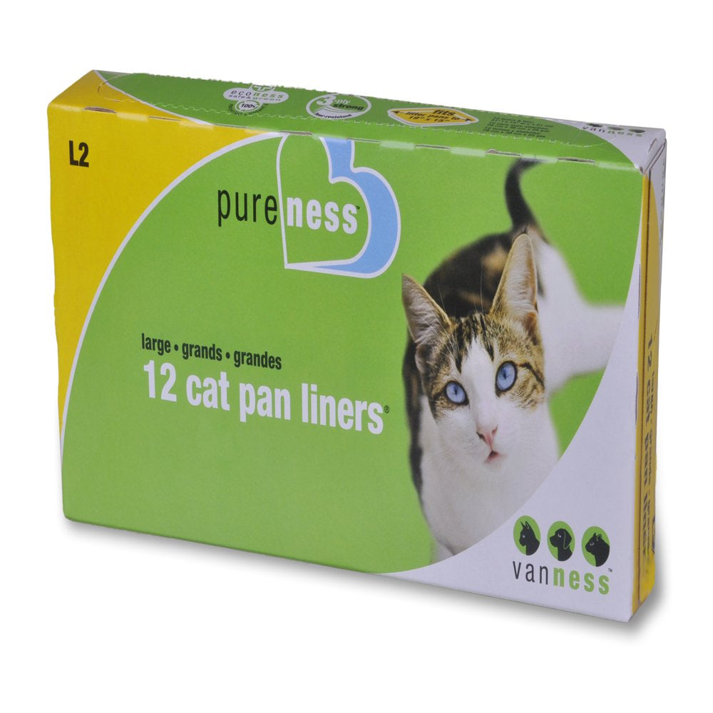 Van Ness Large Cat Litter Box Liners, Fits Most Large Litter Boxes, 12 Count Animals & Pet Supplies > Pet Supplies > Cat Supplies > Cat Litter Box Liners Van Ness Plastics, Inc.   