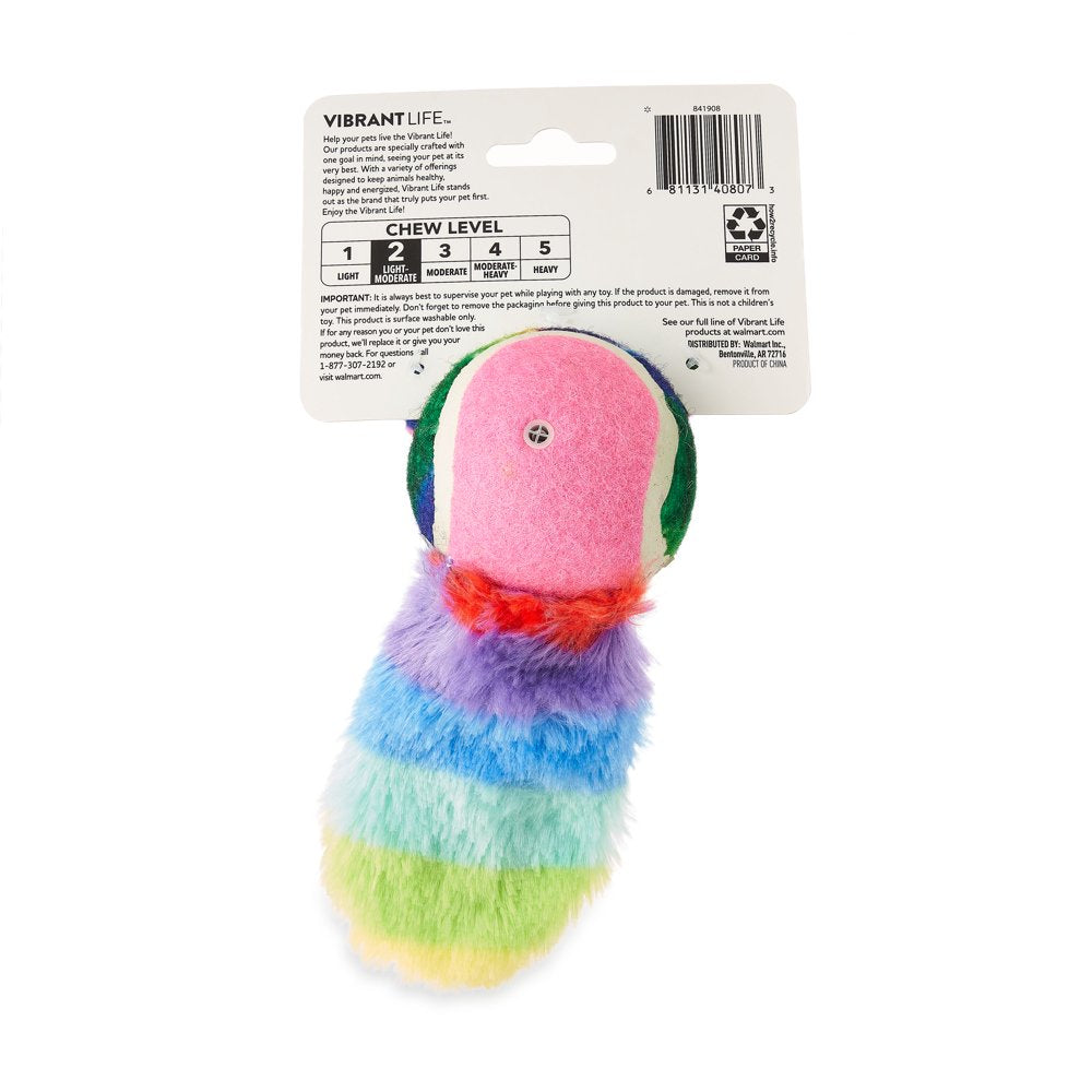 Vibrant Life Fetch Buddy Rainbow Llama Dog Toy, Medium, Chew Level 2 Animals & Pet Supplies > Pet Supplies > Dog Supplies > Dog Toys Wal-Mart Stores, Inc.   