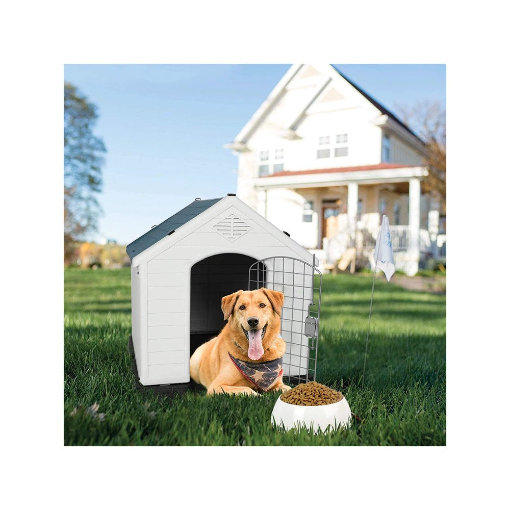 Karmas Product Dog House, Plastic, Waterproof, 28" H/32 H/39 H Animals & Pet Supplies > Pet Supplies > Dog Supplies > Dog Houses KARMAS PRODUCT   