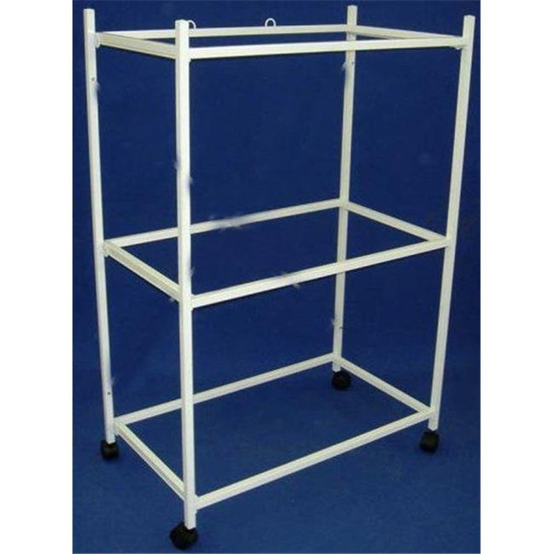 Three Shelf Stand for Medium Bird Breeding Cage in White Animals & Pet Supplies > Pet Supplies > Bird Supplies > Bird Cages & Stands Peticare   