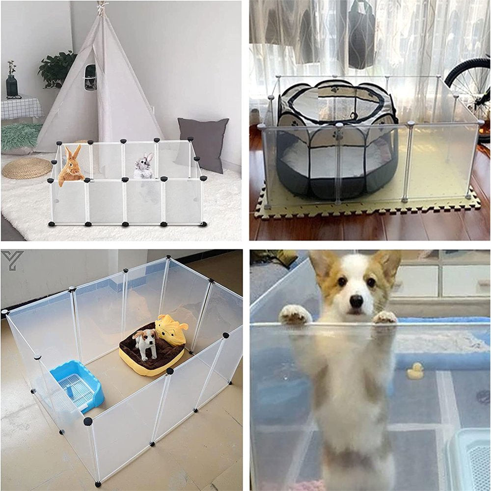 Casewin Pet Playpen, Portable Large Plastic Yard Fence Small Animals, Puppy Kennel Crate Fence Tent, 28 X 50 Inches Animals & Pet Supplies > Pet Supplies > Dog Supplies > Dog Kennels & Runs Casewin   