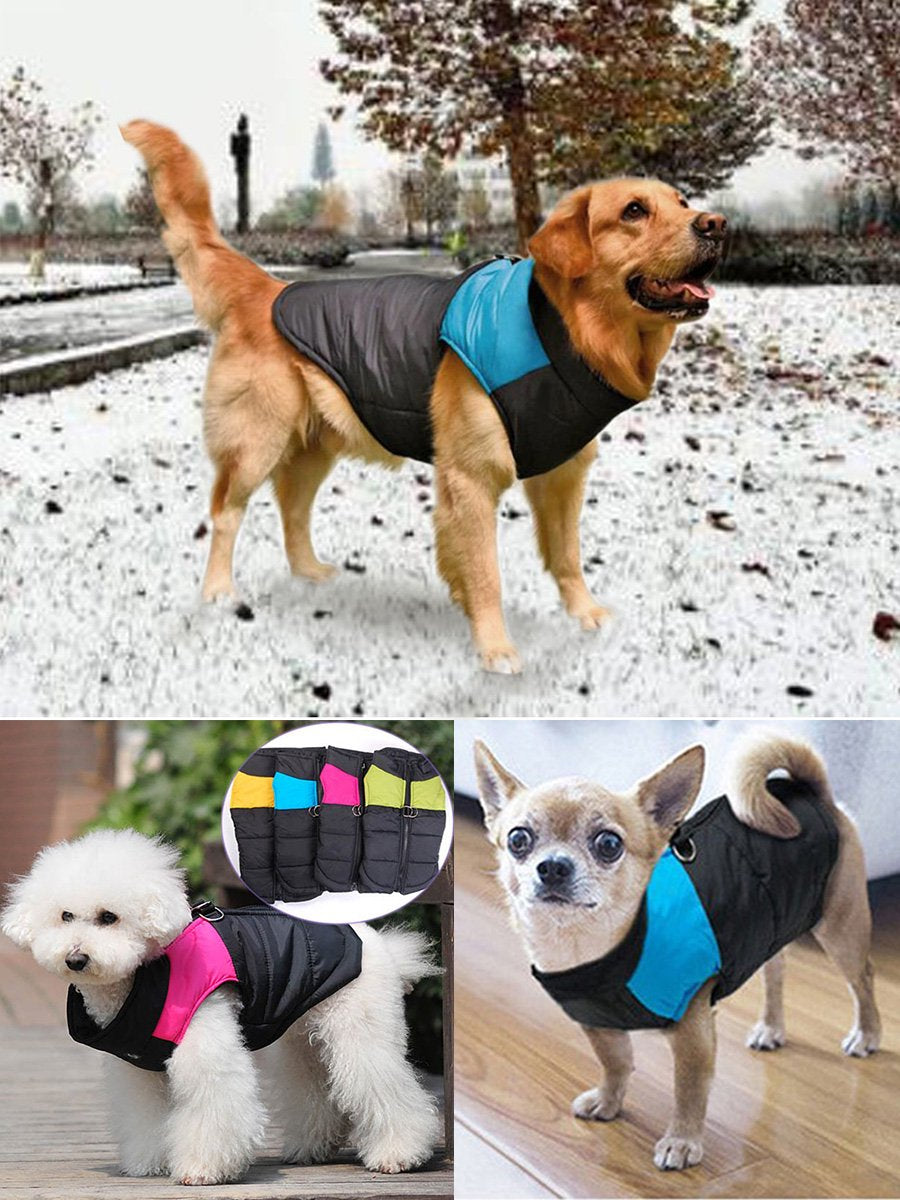 Deago Small Dog Coat Waterproof Winter Warm Dog Clothes Cat Coat Jacket Vest Apparels Animals & Pet Supplies > Pet Supplies > Dog Supplies > Dog Apparel Deago   