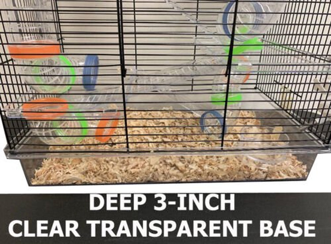 Large 5-Level Acrylic Hamster Palace with Top Story Play Zone Mouse Habitat Home Small Animal Critter Cage Set of Accessories Crossover Tube Tunnel Rodent Gerbil Mice Animals & Pet Supplies > Pet Supplies > Small Animal Supplies > Small Animal Habitats & Cages Mcage   