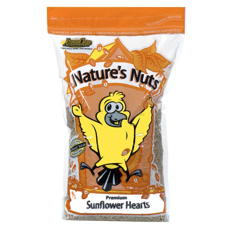 Nature'S Nuts Premium Assorted Species Sunflower Hearts Wild Bird Food 20 Lb