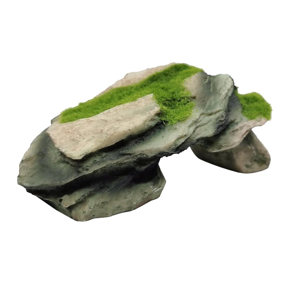 Reptile Hiding Cave Resin Material Natural Hideout for Reptiles Small Lizards Turtles Bearded Dragon Tortois Amphibians Fish Pet Supplies - B B Animals & Pet Supplies > Pet Supplies > Small Animal Supplies > Small Animal Habitat Accessories perfk E  
