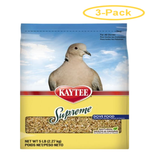 Kaytee Supreme Fortified Daily Diet Dove Food 5 Lbs- Pack of 3 Animals & Pet Supplies > Pet Supplies > Small Animal Supplies > Small Animal Food Kaytee   