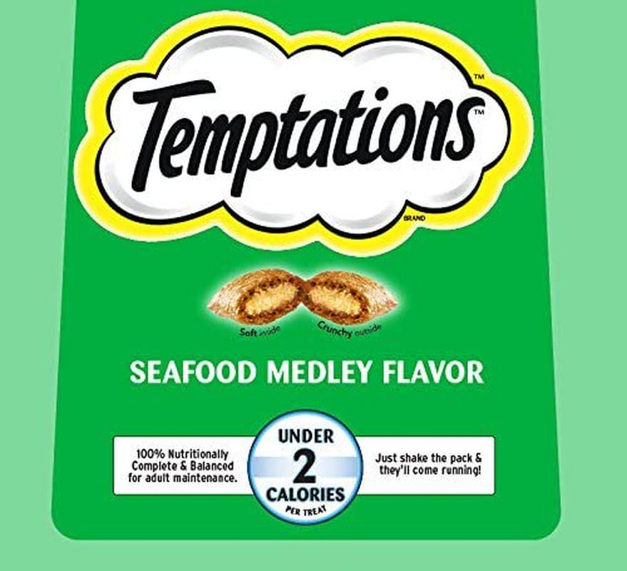 Temptations Classic Cat Treats Seafood Medley Flavor, Value Size 16 Oz. Tub Animals & Pet Supplies > Pet Supplies > Cat Supplies > Cat Treats Mars Petcare   