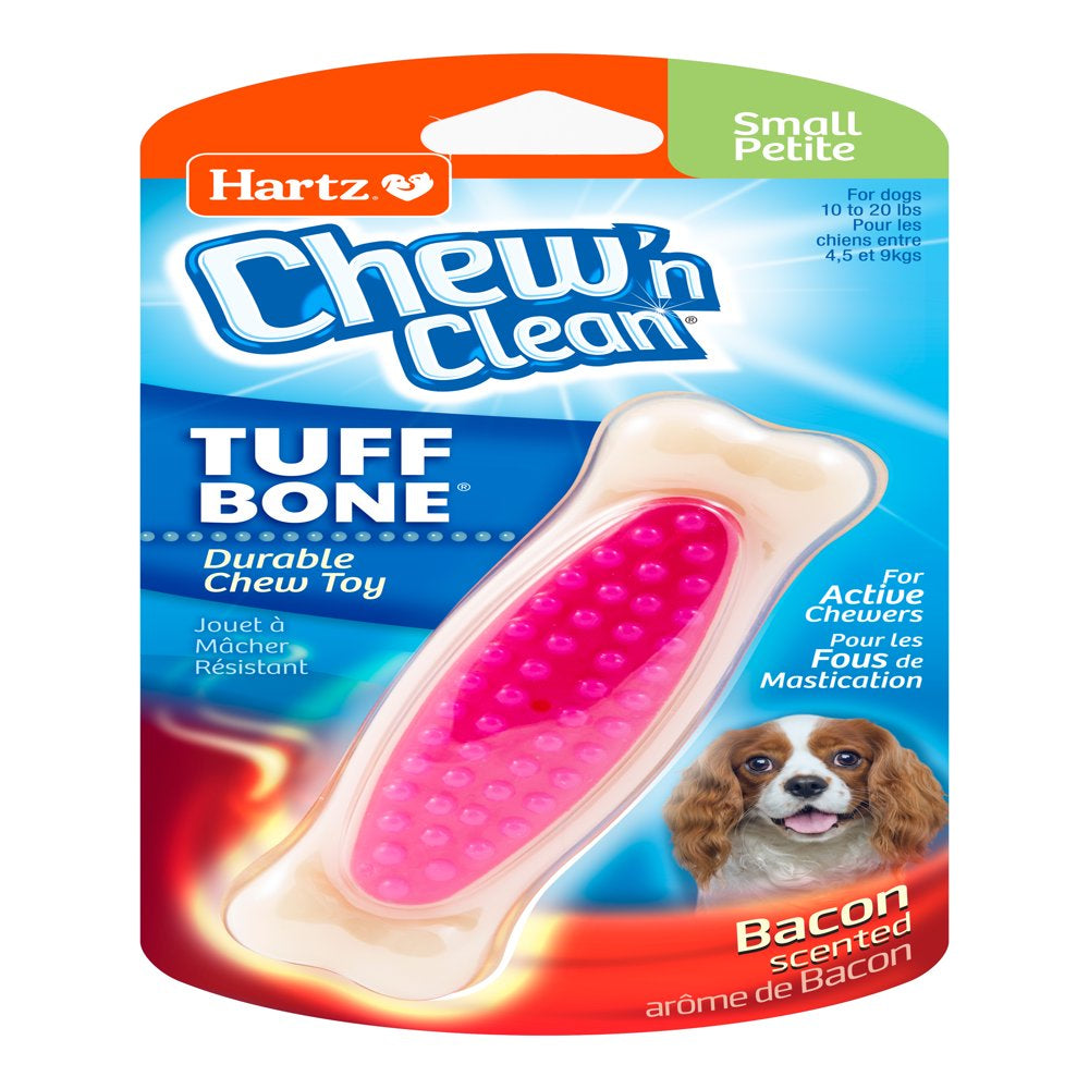 Hartz Chew 'N Clean Tuff Bone Dog Chew Toy, Small, Color May Vary Animals & Pet Supplies > Pet Supplies > Dog Supplies > Dog Toys Hartz Mountain Corp S  