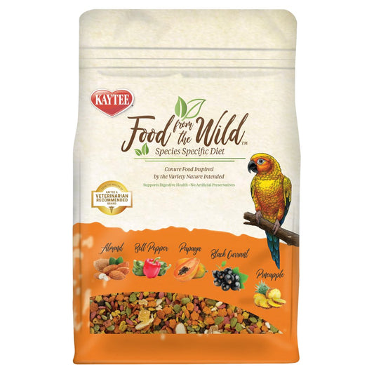 Kaytee Food from the Wild Conure Pet Bird Food, 2.5 Lb Animals & Pet Supplies > Pet Supplies > Bird Supplies > Bird Food Central Garden and Pet 2.5 lbs  