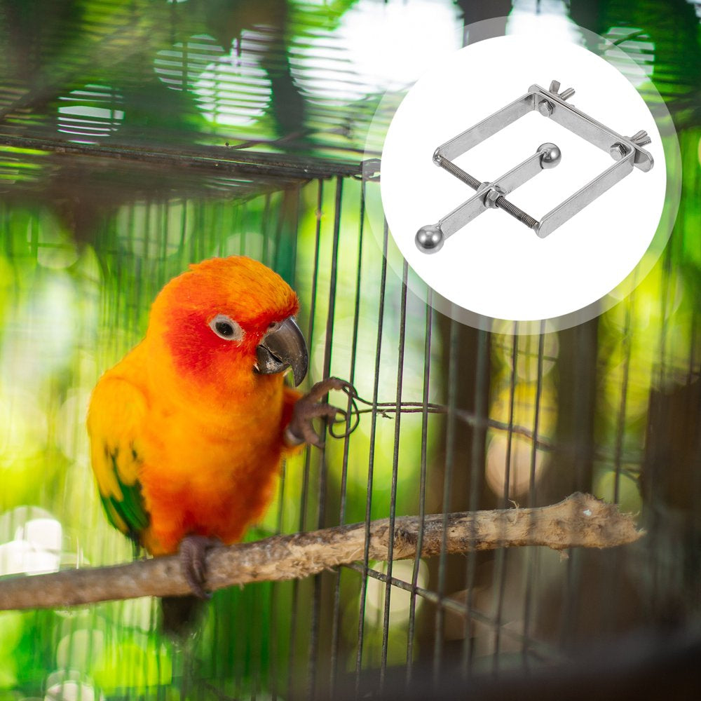 NUOLUX Spinner Bird Toy Stainless Steel Parrot Chewing Toy Bird Cage Accessory Animals & Pet Supplies > Pet Supplies > Bird Supplies > Bird Cage Accessories NUOLUX   