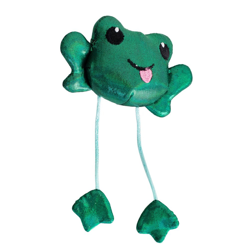 Petstages Toss 'N Dangle Frog Catnip Cat Toy, Green, One-Size Animals & Pet Supplies > Pet Supplies > Cat Supplies > Cat Toys Petstages   