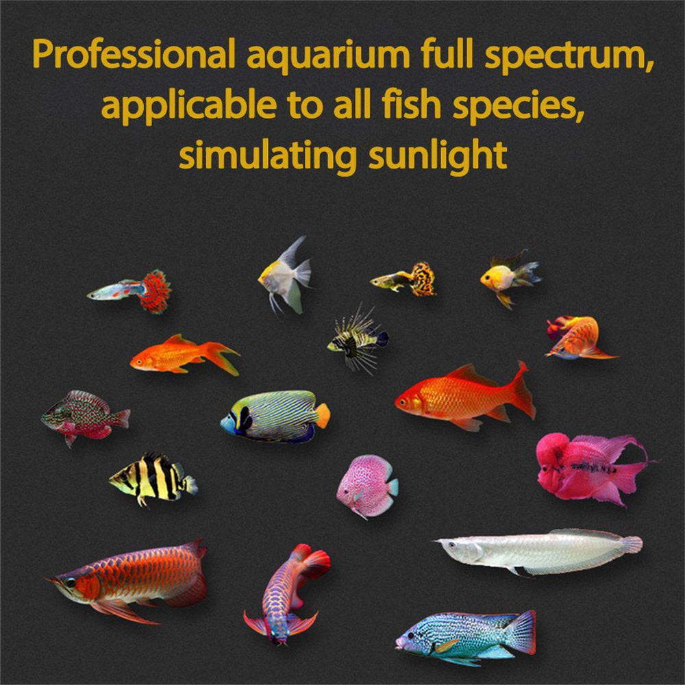 KINGBEST Aquarium Hood Lighting Color Changing Remote Controlled Dimmable LED Light for Aquarium/Fish Tank (45"--54") Animals & Pet Supplies > Pet Supplies > Fish Supplies > Aquarium Lighting KINGBEST   