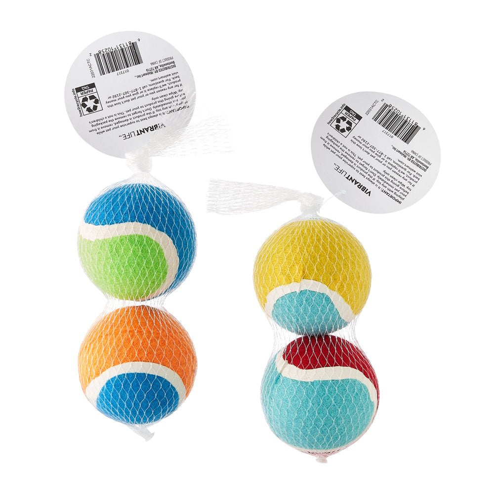 Vibrant Life Tennis Balls Dog Toy Animals & Pet Supplies > Pet Supplies > Dog Supplies > Dog Toys Vibrant Life   